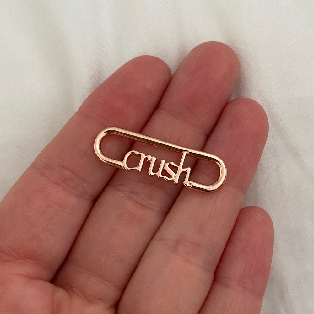Pandora rose Gold 'Crush' charm